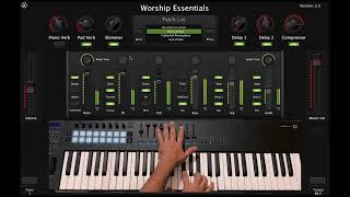 Worship Essentials 2 MAINSTAGE com NOVATION LAUNCHKEY MK3 61 teste [upl. by Gotthelf]