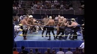 Paul Orndorff Ric Flair Steve Austin Vader Rick Rude Sting  Battlebowl  11201993  WCW [upl. by Labaw]