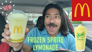 NEW Frozen Sprite Lymonade  McDonalds  Review [upl. by Ormand]