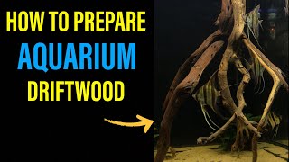 How To Prepare Driftwood for Aquarium [upl. by Ahsinac]