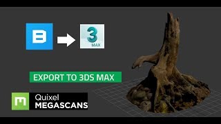 How to export Megascans assets  Quixel bridge  3ds max tutorial [upl. by Mclyman]