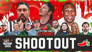 Pardon My Take 3 Point Contest presented by Chilis [upl. by Anatlus]