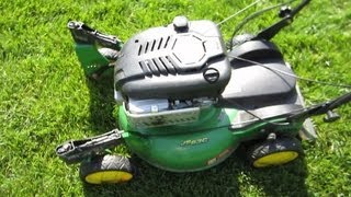 John Deere JS63C Lawn Mower  Self Propelled Test amp Unlocked Swivels  Part IV  April 20 2013 [upl. by Tomlinson]