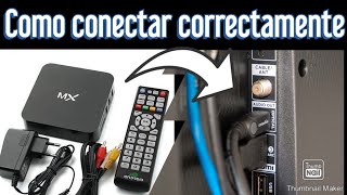 Como Conectar y Configurar la Cajita Smart o TV Box Correctamente [upl. by Eelatan]