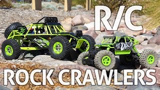 RC Rock Crawlers WLtoys amp JJRC  REVIEW [upl. by Acima]