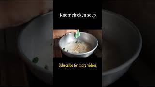 Knorr chicken soup  3 min chicken soup [upl. by Eillime]