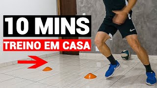 10 EXERCÍCIOS PARA FAZER EM CASA TREINO EM CASA PARA MELHORAR O SEU FUTEBOL [upl. by Julissa]