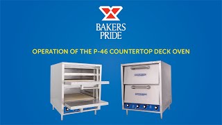 Operation – Bakers Pride P46 Countertop Deck Oven [upl. by Evod902]