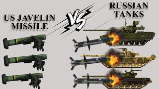 US Javelin missile vs Russian Tanks [upl. by Maryn]