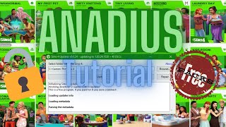 HOW TO GET TS4 PACKS FOR FREE ANADIUS tutorial [upl. by Garneau384]