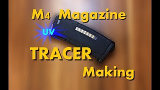 Airsoft M4 Tracer making  Homemade airsoft tracer [upl. by Aerised]