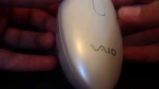 Sony Vaio  Bluetooth Laser Mouse Souris VGPBMS20 Review [upl. by Ahcsat]