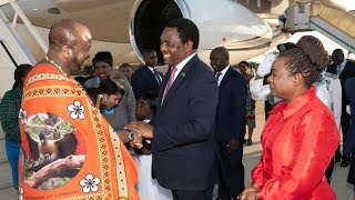 His Majesty King Mswati III of the Kingdom of Eswatini at Kenneth Kaunda International Airport [upl. by Daphie]