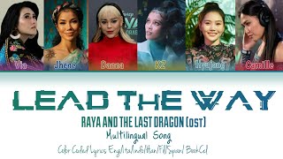 RAYA and the last dragon ost  Multilanguage Version  Color Coded Lyrics English [upl. by Eimareg]