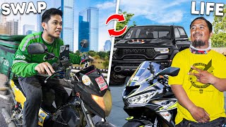 SWAP LIVES sa isang GRAB RIDER  PALIT TRABAHO [upl. by Clarkson]