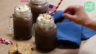 Recette facile de milkshake chocolat  cookie [upl. by Guyer]