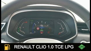 Renault Clio 10 TCe LPG  fuel amp LPG consumption [upl. by Venita390]