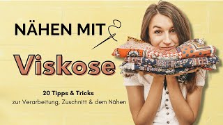 Viskose Nähen  20 Tipps und Tricks  Nähen für Anfänger [upl. by Janis]