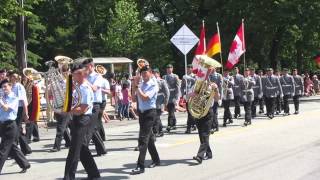 German band Heeresmusikkorps Ulm 2015 Halifax NS [upl. by Meer]