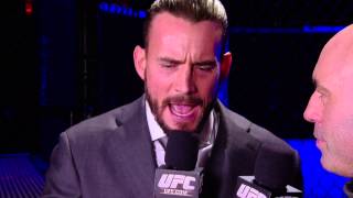 UFC 181 CM Punk Interview [upl. by Sirkin758]