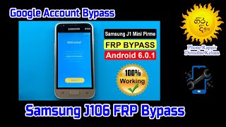 Samsung J106 unlock google FRP Bypass [upl. by Albric]