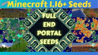 5 Full End Portal Seeds for Java Minecraft 11617 Skip the nether and go straight to the End [upl. by Swanhildas]