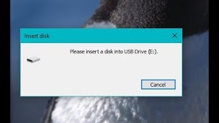 How to fix with USB Flash Drive insert disk [upl. by Aissila254]