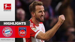 FC Bayern München  1 FC Heidenheim 42  Highlights  Matchday 11 – Bundesliga 202324 [upl. by Bald]