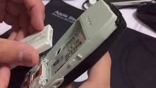 How to remove back rear cover battery and put the SIM card on Nokia 3310 [upl. by Sola]