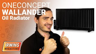 This amazing oil filled radiator can be floor or wall mounted the oneConcept Wallander ME10033103 [upl. by Aili]