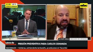 Prisión preventiva para Carlos Granada [upl. by Eetnod]