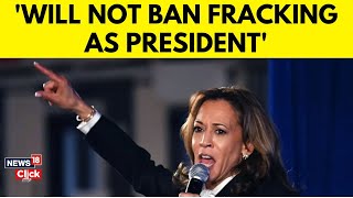 Kamala Harris Clarifies Stance on Fracking ‘Will Not Ban Fracking as President’  US ElectionsN18G [upl. by Adran915]