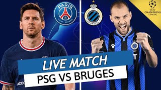 🔴🔵 PSG  BRUGES LIVE  ALLEZ PARIS  🚨POCHETTINO OUT MESSI BUTEUR  LIGUE DES CHAMPIONS  LDC [upl. by Yensehc]