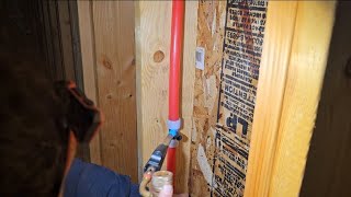 How To Install Pex A Pipe in Cold Weather [upl. by Adliwa]