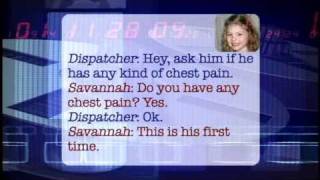 5yearold Savannahs Calm Call with 911  THE BONNIE HUNT SHOW [upl. by Enaoj]