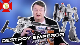 TRANSFORMERS Megatron DESTROY EMPEROR Third Party Review [upl. by Mclain318]