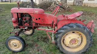 1952 French Massey Harris Pony walk round of a running tractor [upl. by Cioffred354]