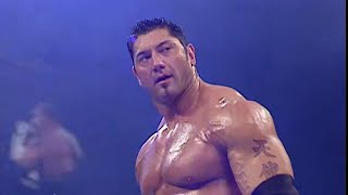 Team Raw tricks Batista SmackDown Nov 11 2005 [upl. by Phylis]