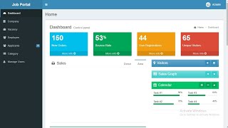 Job Portal Management System in PHP MySQL with Source Code [upl. by Adnwahs]