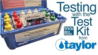 Testing with the Taylor Test Kit [upl. by Naivaj30]