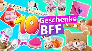 10 süße DIY Geschenke für die BFF  Geschenkideen für die beste Freundin  schnell und einfach DIY [upl. by Tjon722]