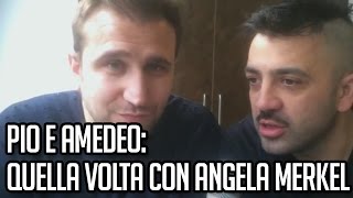 Pio e Amedeo Facendo Emigratis la sicurezza della Merkel ci stava per sparare TvZoomit [upl. by Ennagrom]