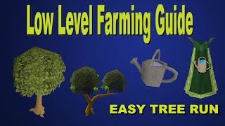 OSRS  Farming Guide  Tree RunsLow Level Farming [upl. by Illac200]