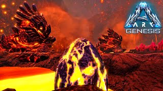 NEW Magmasaur EGG Locations Genesis LavaVolcano Biome Showcase  Ark Survival Evolve Genesis DLC [upl. by Maurice]