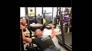 Sylvester Stallone workout at the age of 75 [upl. by Etiam]