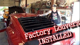 HOW TO Install Rear Window Louvers On A Ford Mustang quotMach 1quot  Part 2 [upl. by Anirdnaxela966]