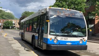 STM Bus  27521 Retired Loud Ride On Line 71 Du Centre Direction North 2007 NovaBUS LFS [upl. by Chelsey]