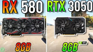 RX 580 8GB vs RTX 3050  Big Upgrade Or Not [upl. by Reivad404]