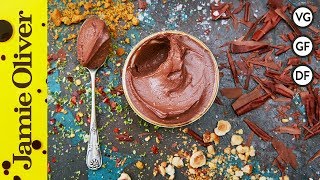 Vegan Chocolate Pots  Jamie Oliver [upl. by Ecinnej]