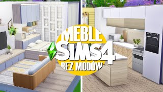 5 SPOSOBÓW NA funkcjonalne MEBLE BEZ MODÓW do The Sims 4 😱 PORADNIK [upl. by Marlow]